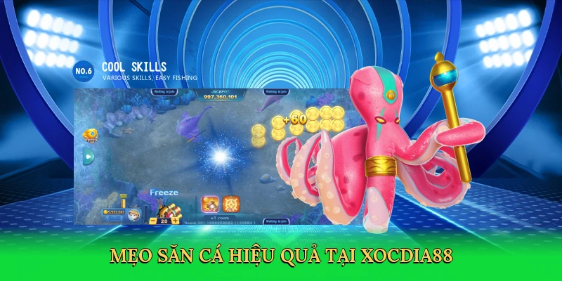 Mẹo săn cá hiệu quả tại Xocdia88